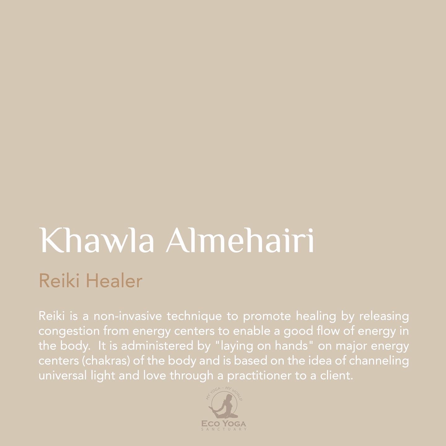 Reiki Healer - Khawla Almehairi