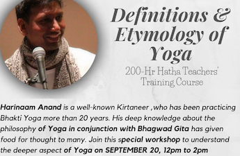 Definitions & Etymology of Yoga